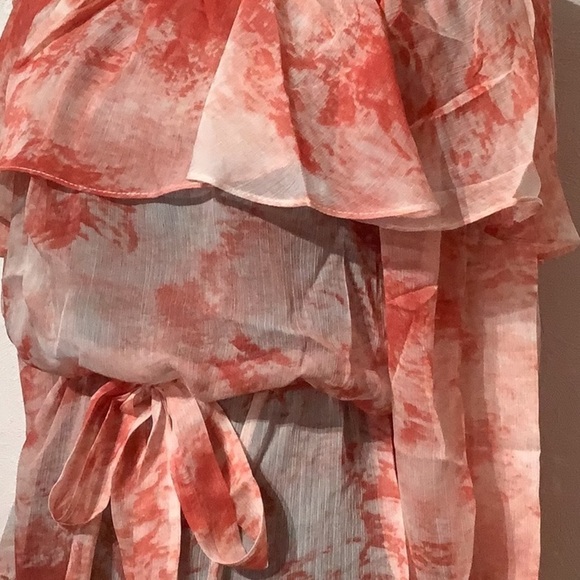 Boutique - off shoulder chiffon dye Top pattern transparent - dreamy cute 🥰 - Picture 8 of 10